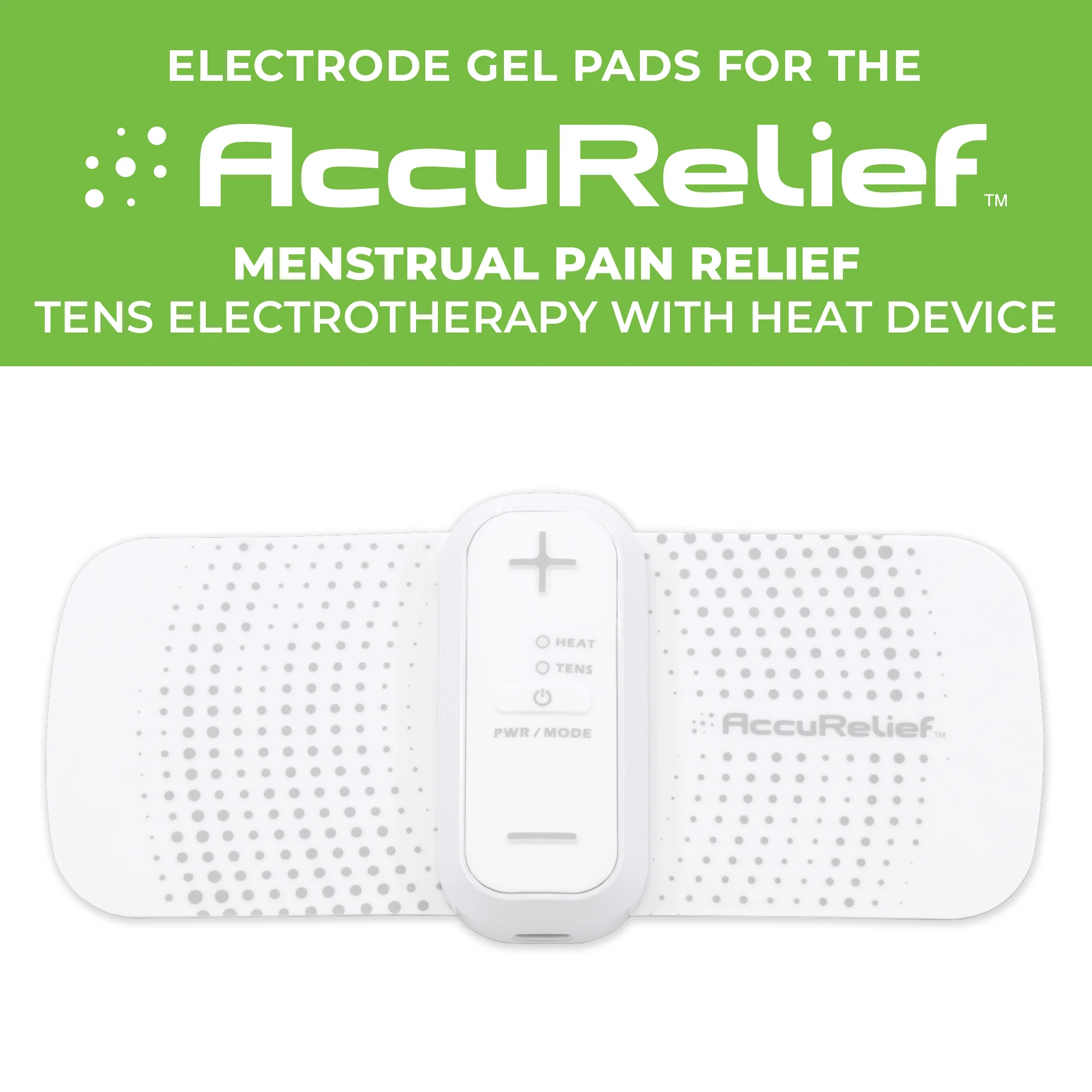 AccuRelief Menstrual Pain Relief TENS Unit Replacement Pads - Image 7