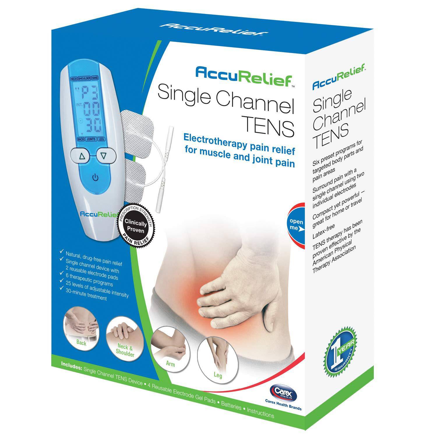 AccuRelief&trade; Single Channel TENS Unit - Image 10