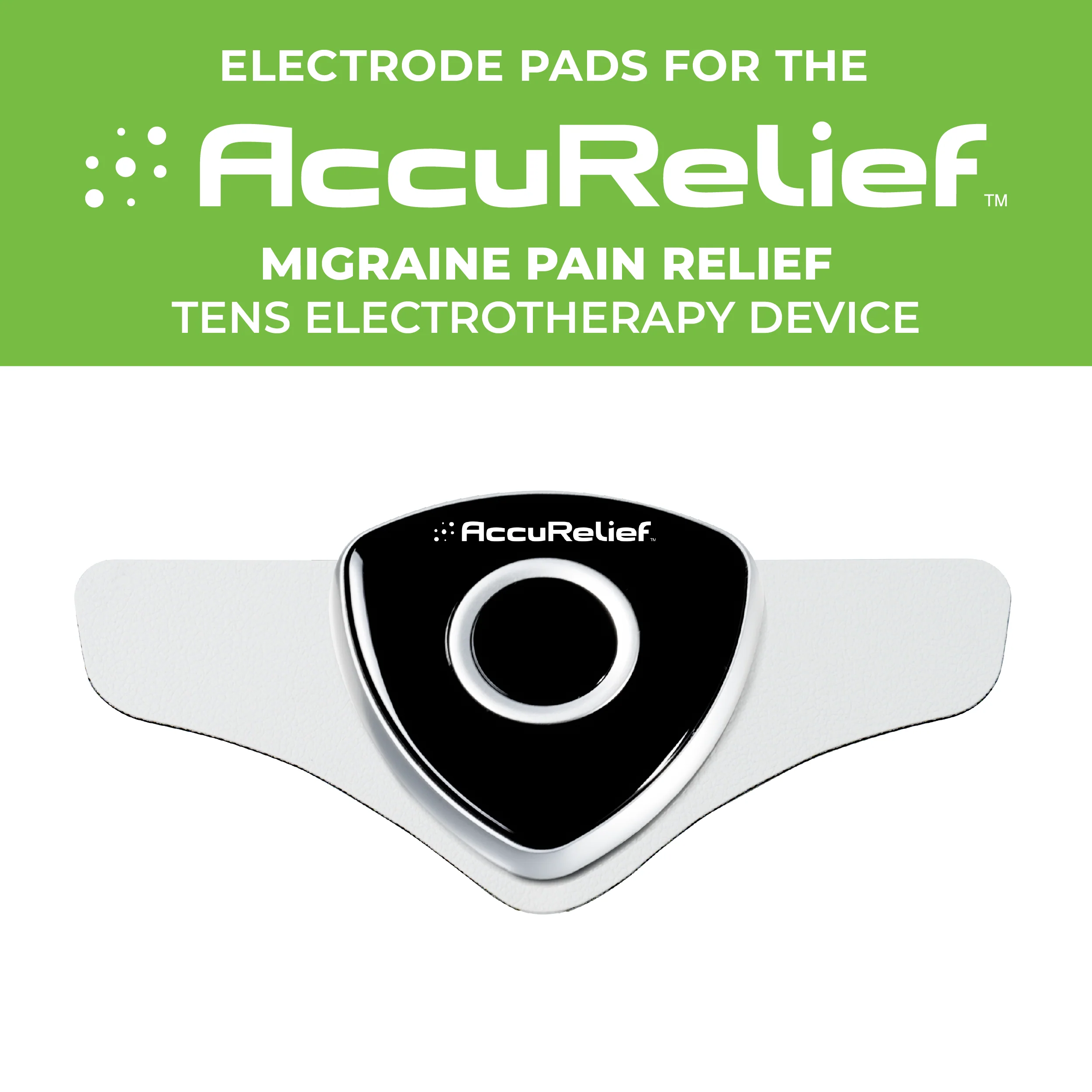 AccuRelief TENS Unit for Migraines Replacement Pads - 4 Pack - Image 3