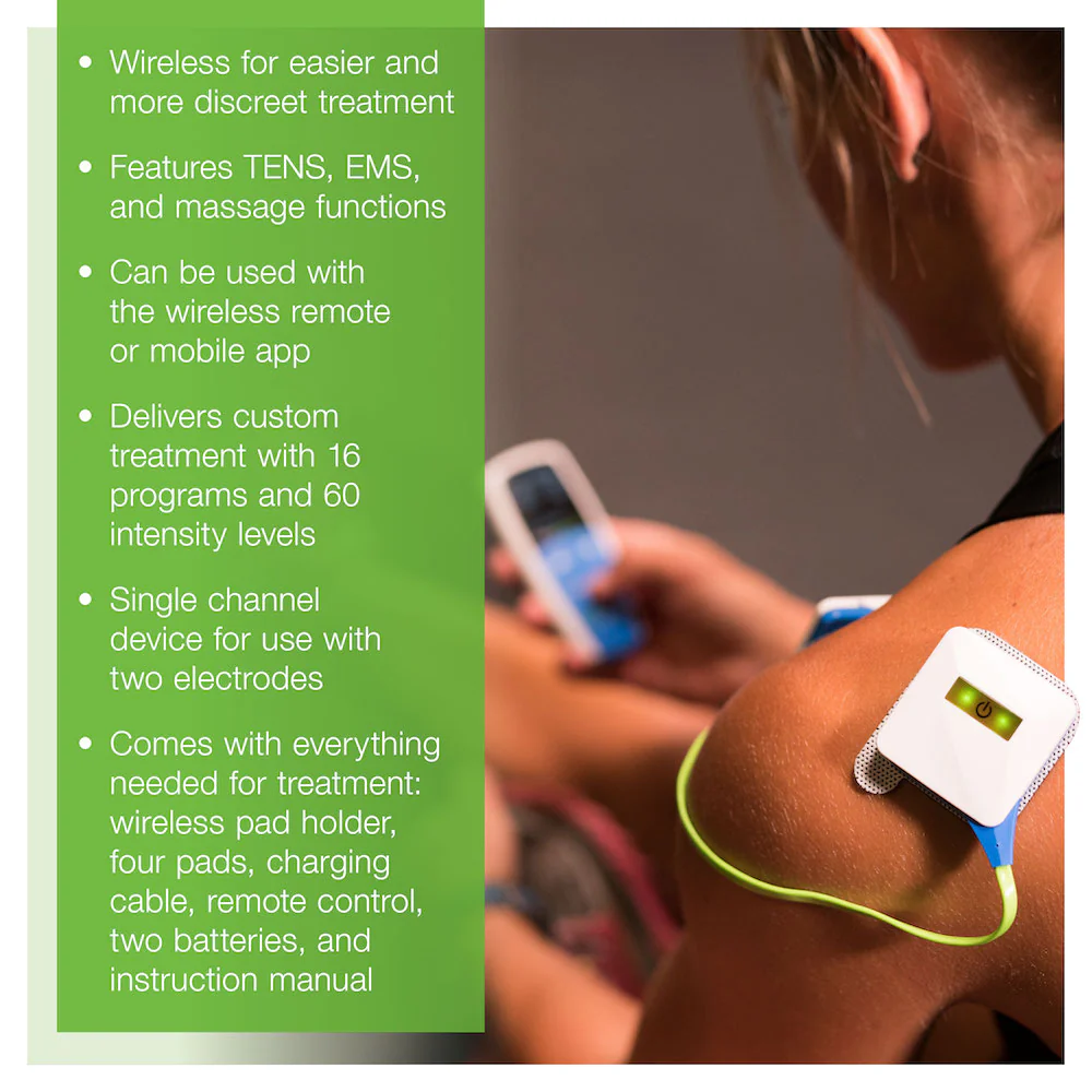 AccuRelief&trade; Wireless Pain Relief Device With Remote and Mobile App - Image 3