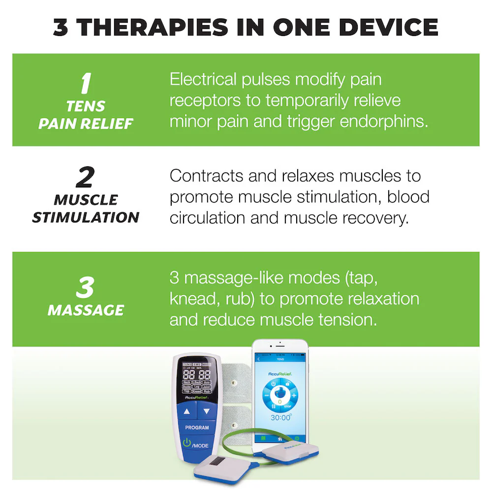 AccuRelief&trade; Wireless Pain Relief Device With Remote and Mobile App - Image 5