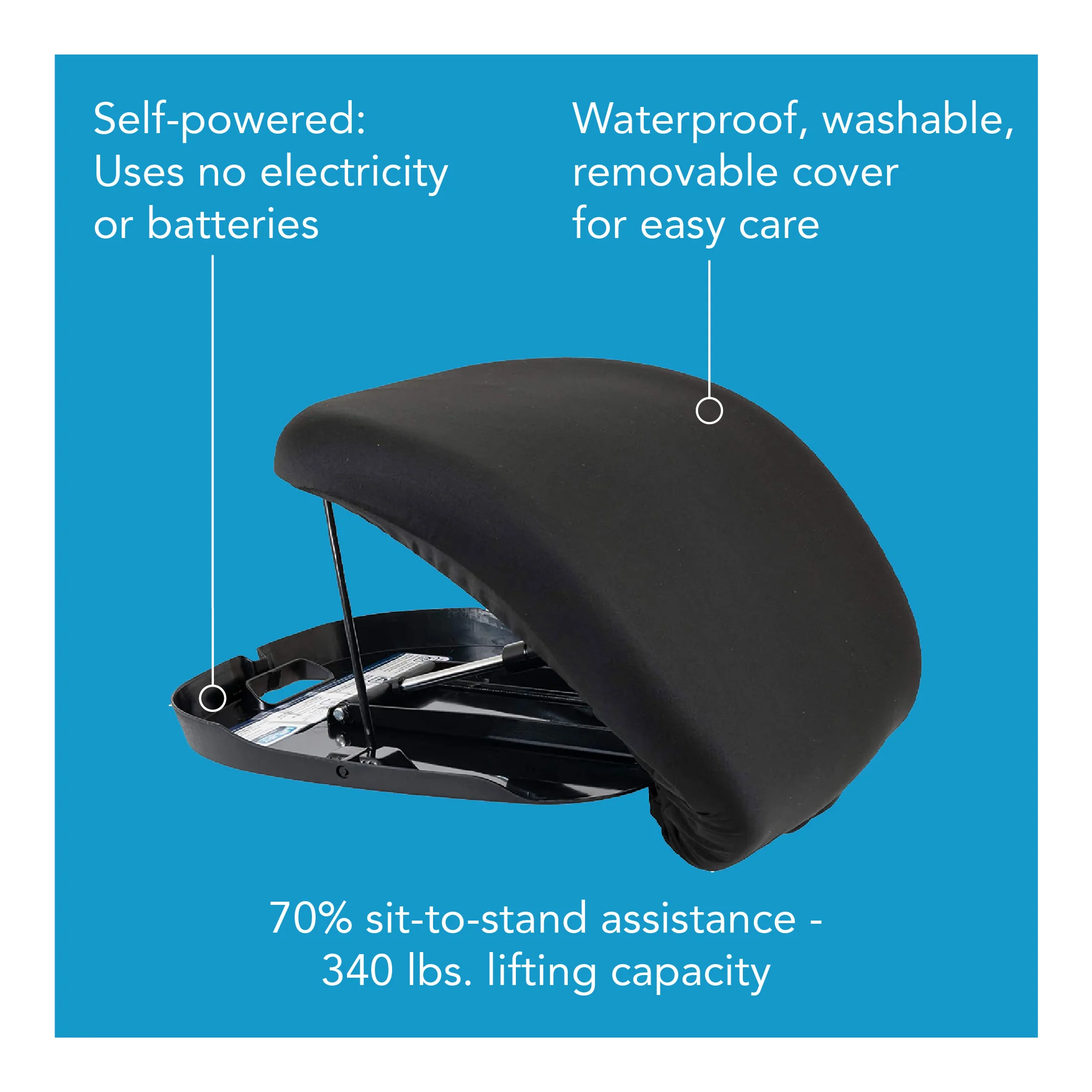 Carex Uplift Premium Seat Assist - Plus - Image 4