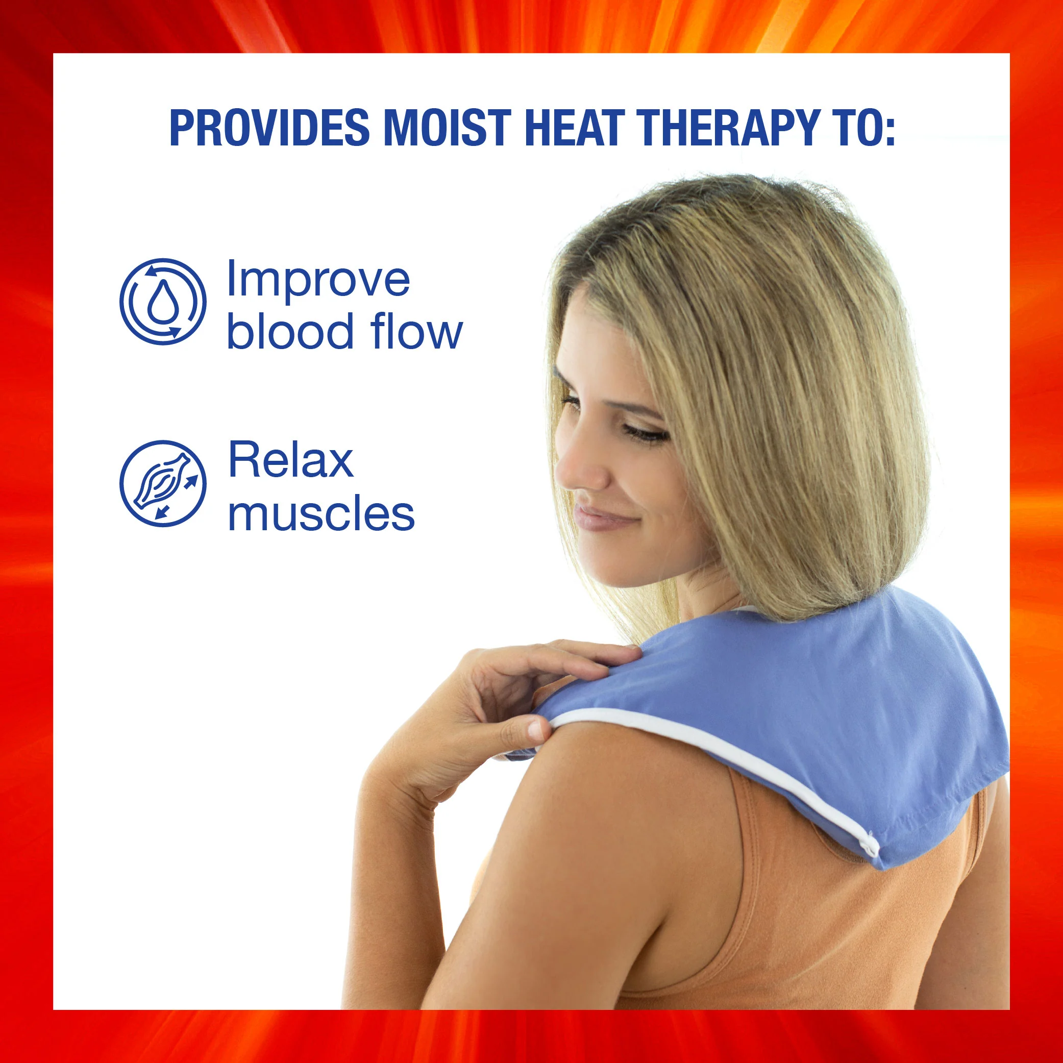 ThermiPaq Moist Heat Pain Relief Neck Wrap - Image 11