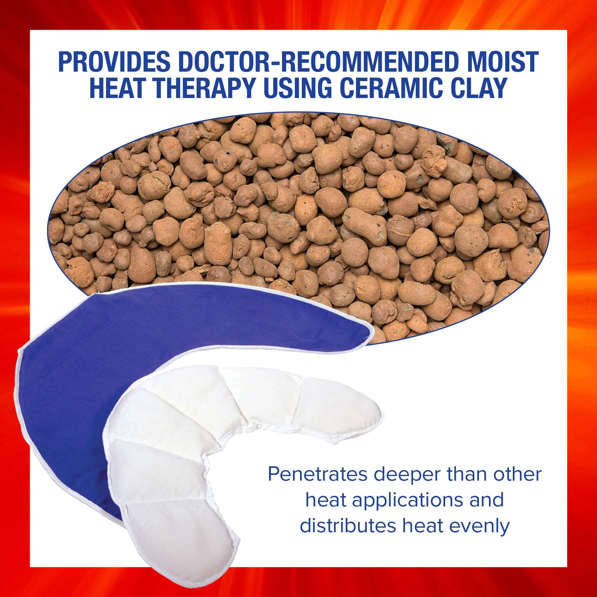 ThermiPaq Moist Heat Pain Relief Neck Wrap - Image 3